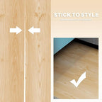 Wood Grain Peel and Stick Floor Tiles – 11.8” Width, Full Roll Length of 394" – - Image 5