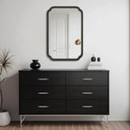 WallBeyond 24" x 36" Rounded Corner Arch Wall Mirror - Image 3