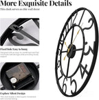 Cuspin Large Wall Clock, 20 Inch Wall Clocks - Image 4