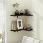 Furinno Rossi Wall Mounted Corner L-Shape Floating Display Shelves - Image 2