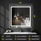 LED Bathroom Mirror with Lights - Image 2