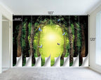 Classy Dream Butterfly Forest Tree Wallpaper - Image 4