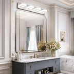 Ralbay Brushed Nickel Bathroom Vanity Lights 30inch Metal Acrylic LED Modern - Image 2
