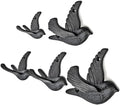 Ambipolar Flying Bird Iron Cast Decorative Bird Wall Mounted Coat Hooks by Ambipolar