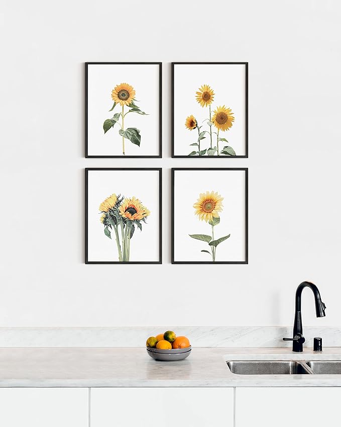 HAUS AND HUES Sunflower Set Collage 16x20 - Image 5