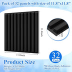 Nuanchu 32 Pcs 3D Wall Panels for Interior Wall Decor, 32 Sq. ft Coverage - Image 2