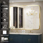 48x36 Inch LED Bathroom Mirror - Image 3