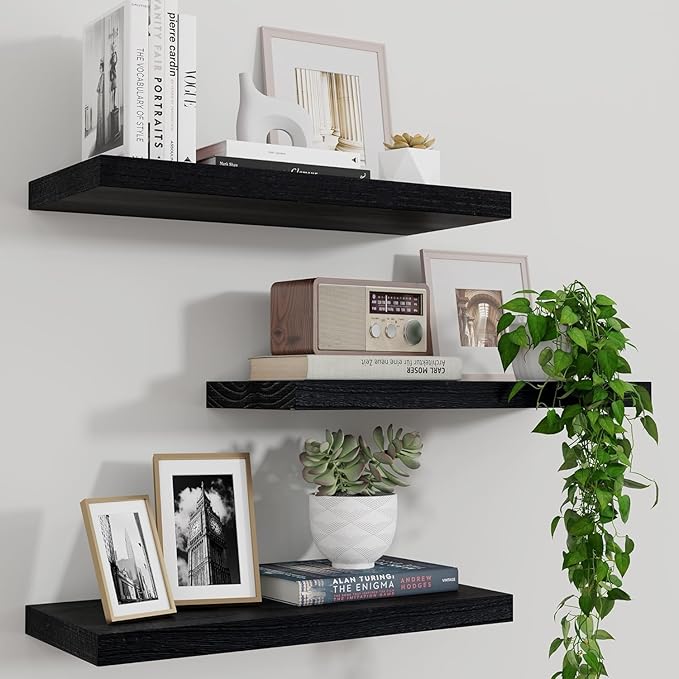 Marsmiles Wood Floating Shelves by Marsmiles
