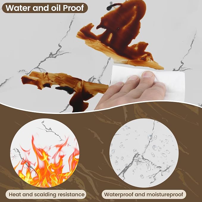 KASARO Peel and Stick Backsplash Wall Tile, 118 × 47 inch, Self-Adhesive - Image 6