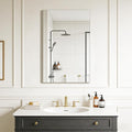 Frameless Mirror, Rectangle Bathroom Mirror by BOMINICA