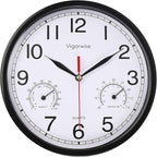 Wall Clock, Sweep Silent Movement Accurate Clocks by Vigorwise
