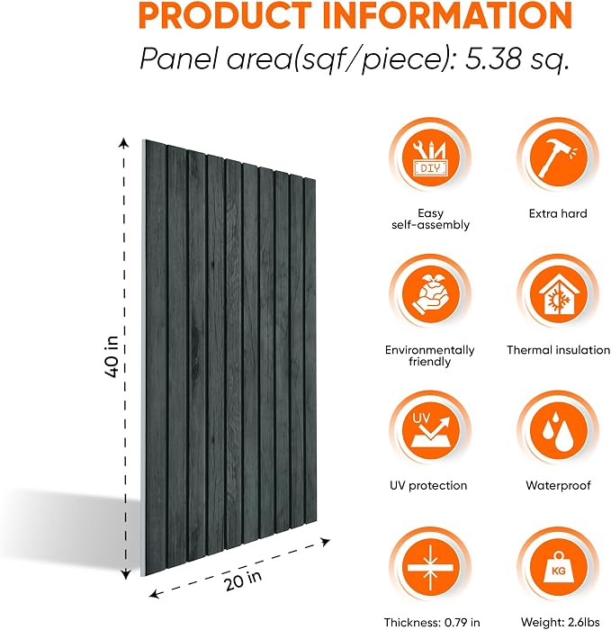 IZODEKOR 3D Wood Effect Styrofoam Wall Panels - Image 2