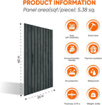 IZODEKOR 3D Wood Effect Styrofoam Wall Panels - Image 2