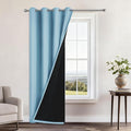 Yakamok 100% Blackout Curtains 84 Inches Long, 2 Thick Layers Heat and Full by Yakamok