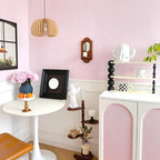 Pink Grasscloth Peel and Stick Wallpaper Vintage Texture Removable Waterproof - Image 5