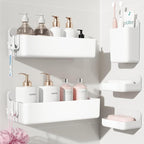 Nieifi Adhesive Wall Shelf, Shower Shelves 5 Pack by Nieifi