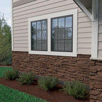 EverStone Cascade Faux Stone Panel, 48 5/8"W x 24 3/4"H x 1 1/4"D, Sequoia - Image 10