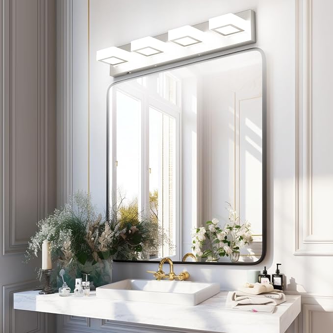 Ralbay 5 Color Temperature Brushed Nickel Vanity Lights - Image 5