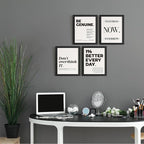 DSHFG Motivational Pictures Office Wall Decor Prints Set of 4, Inspirational - Image 4