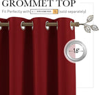 RYB HOME Blackout Room Divider Curtain, Soundproof Privacy Screen Curtains - Image 2