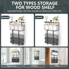 Xstydes Towel Racks for Bathroom, Metal Towel Holder - Image 4