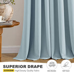 MIULEE Blackout Curtains for Bedroom Living Room 2 Panels, Thermal Insulated - Image 5