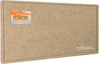Lightomorrow Bulletin Board, 35 x 17 1/2 inches Felt Board by Lightomorrow