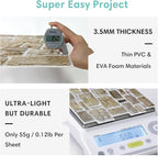Commomy 10 Pcs 3D Stone Wall Panels Peel and Stick - Image 4