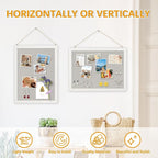 DOLLAR BOSS Cork Boards with Linen 2-Pack 16''X 12'' Cork Board - Image 4