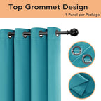 BONZER Room Divider Curtain Total Privacy Wall Noise Reducing Wide Blackout - Image 3