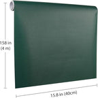 Dark Green Peel and Stick Wallpaper, 15.7 X 157 inches Renter Friendly Wallpaper - Image 2