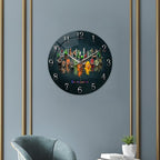 Kitchen Wall Clocks Battery Operated 14 Inches Glass Decorative Clocks - Image 4