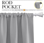 NICETOWN Short Curtains for Small Window - Image 3