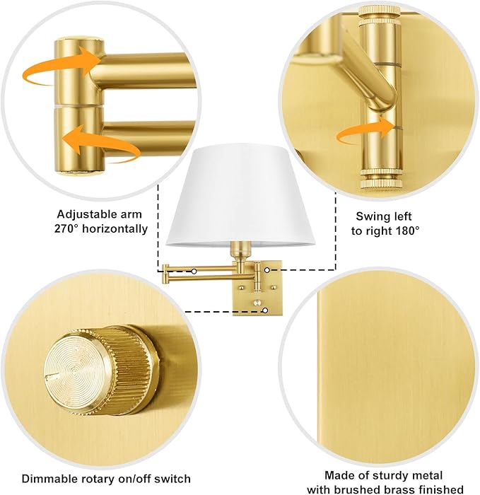 TRLIFE Remote Control Dimmable Wall Sconce, Adjustable Color Temperature - Image 5