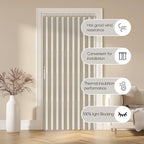 AJAZZ 100% Blackout Magnetic Door Curtain Accordion Doors Interior Accordion - Image 9