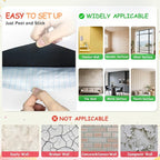 Arch Magnetic Wall Decal for Kids 39.3x17.5 Inch White Magnetic Chalk Board - Image 5