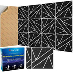 8 Pack 2-Layer Soundproof Wall Panels, 1.2lb/ft* High Density, Thicker 0.43 in by Staytunedforournewproduct