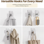 Large Heavy Duty Wall Hooks - 26lb Max - Image 7