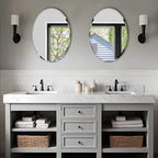 Oval Mirror Frameless Bathroom Mirror - Image 4