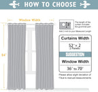 ChrisDowa Blackout Curtains 84 inches Long - Image 5