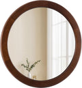 CULER Round Wood Mirror 24 Inch, Circle Mirror by Culer