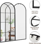 Mirror Full Length, Oversize Farmhouse Standing Wall Mirrors Hanging or Leaning - Image 7