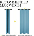 NICETOWN Window Treatment Thermal Insulated Solid Grommet Blackout - Image 7