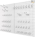 4 Pack Metal Pegboard Panels by Unknown