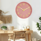 Mosewa Wall Clock 12 Inch, Battery Operated Silent Non-Ticking Modern Analog - Image 4