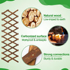 2Packs 13x78in Expandable Wood Wall Trellis - Image 3
