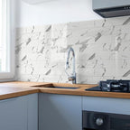 Art3d 102-Piece Faux Stone Peel and Stick Backsplash Tile, Waterproof Thick PVC - Image 2