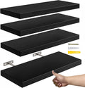 YUFLINX 16’’Black Floating Shelves by Unknown