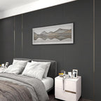 practicalWs Grey Wallpaper Peel and Stick Wallpaper Dark Grey Matte Textured - Image 3