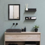 BOMINICA Rectangular Wall Mirror Framed Decorative Mirror 12” x 16” - Image 5